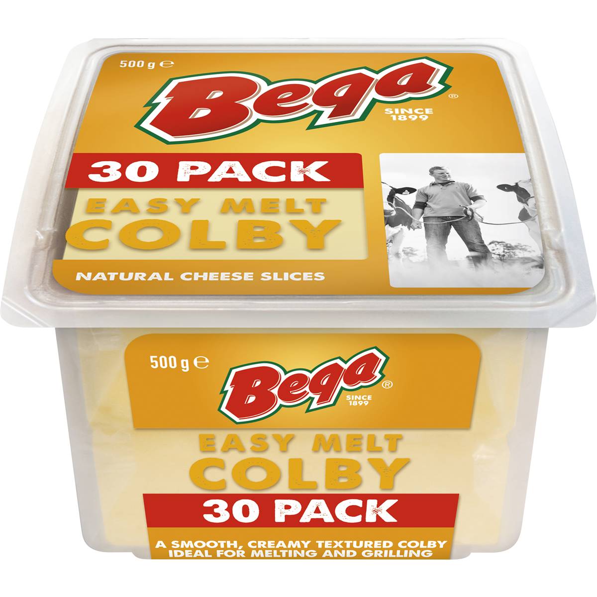 Bega Sliced Colby Cheese 500g