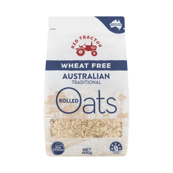 Red Tractor Australian Organic Wheat Free Rolled Oats 600g