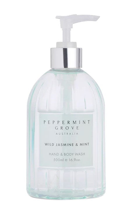 Peppermint Grove Hand & Body Wash 500ml - Wild Jasmine & Mint