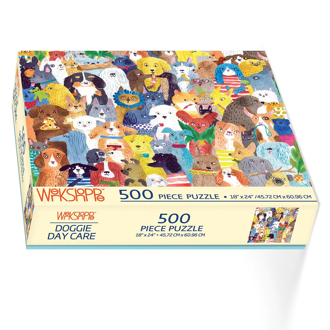 WerkShoppe 500pc Puzzle - Doggie Day Care