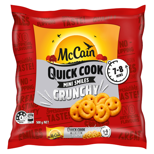 McCain Quick Cook Mini Smiles 500g