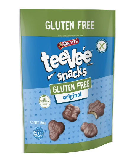 Arnotts Gluten Free Teevee Snacks Original Biscuits 130g