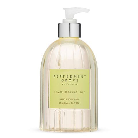 Peppermint Grove Hand & Body Wash 500ml - Lemongrass & Lime