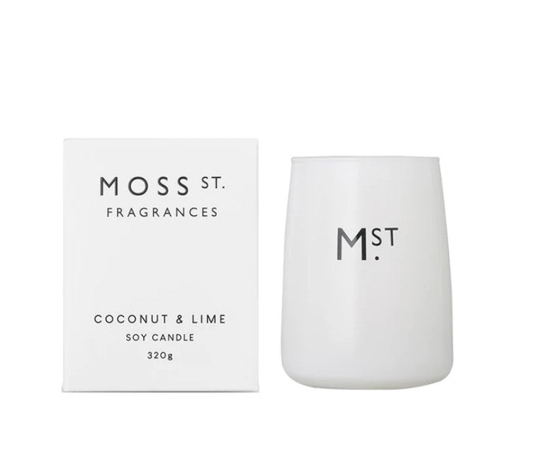Moss St Candle 320g Coconut & Lime