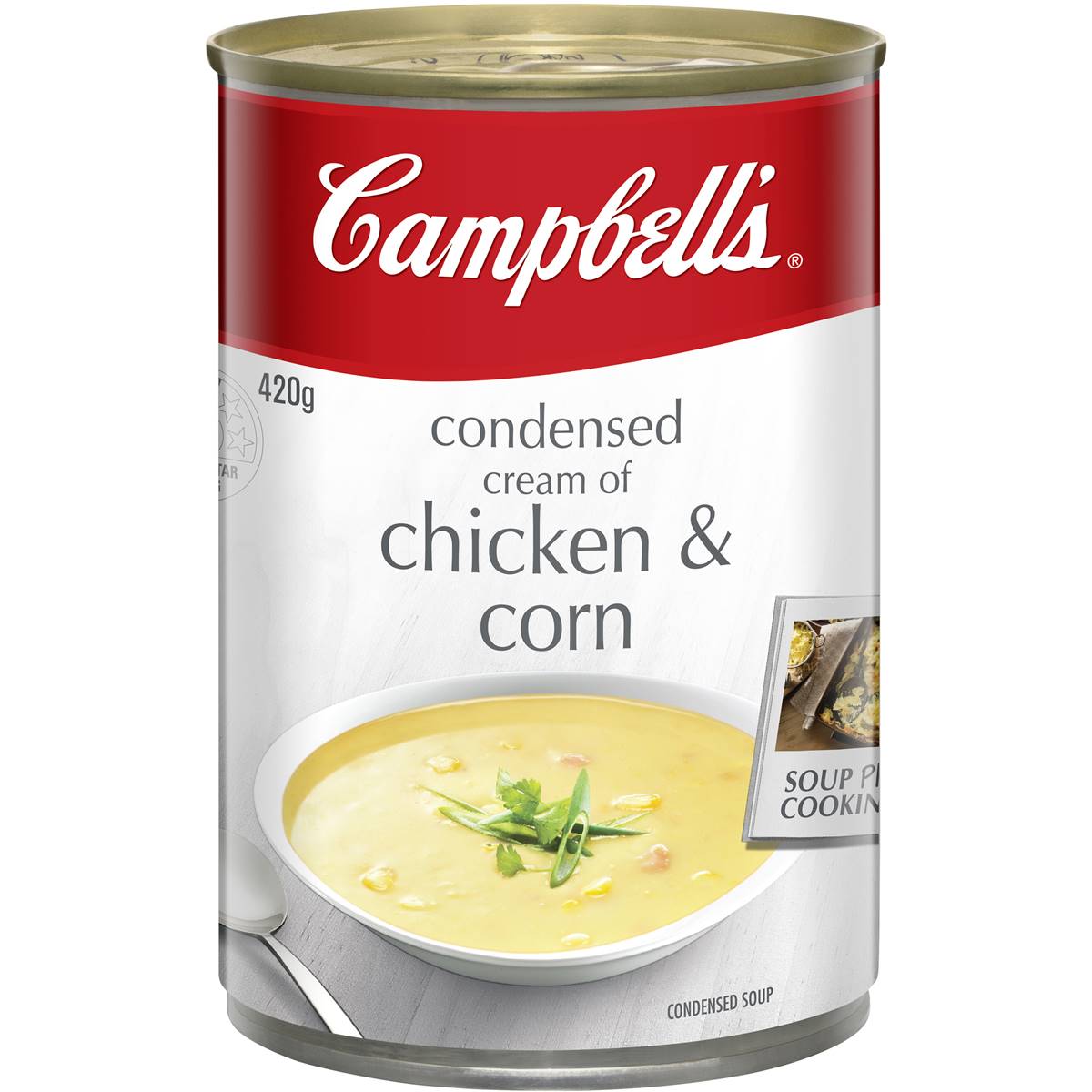Campbells Condensed Soup Cream of Chicken & Corn 420g *