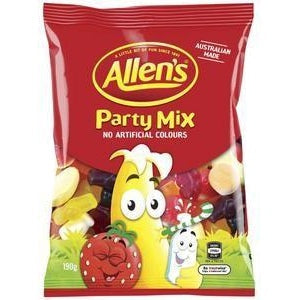 BULK BUY Allens Party Mix 190g (Carton of 12)