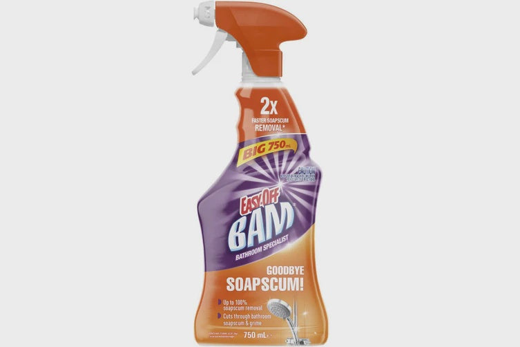Easy Off Bam Power Cleaner Spray Goodbye Soapscum!