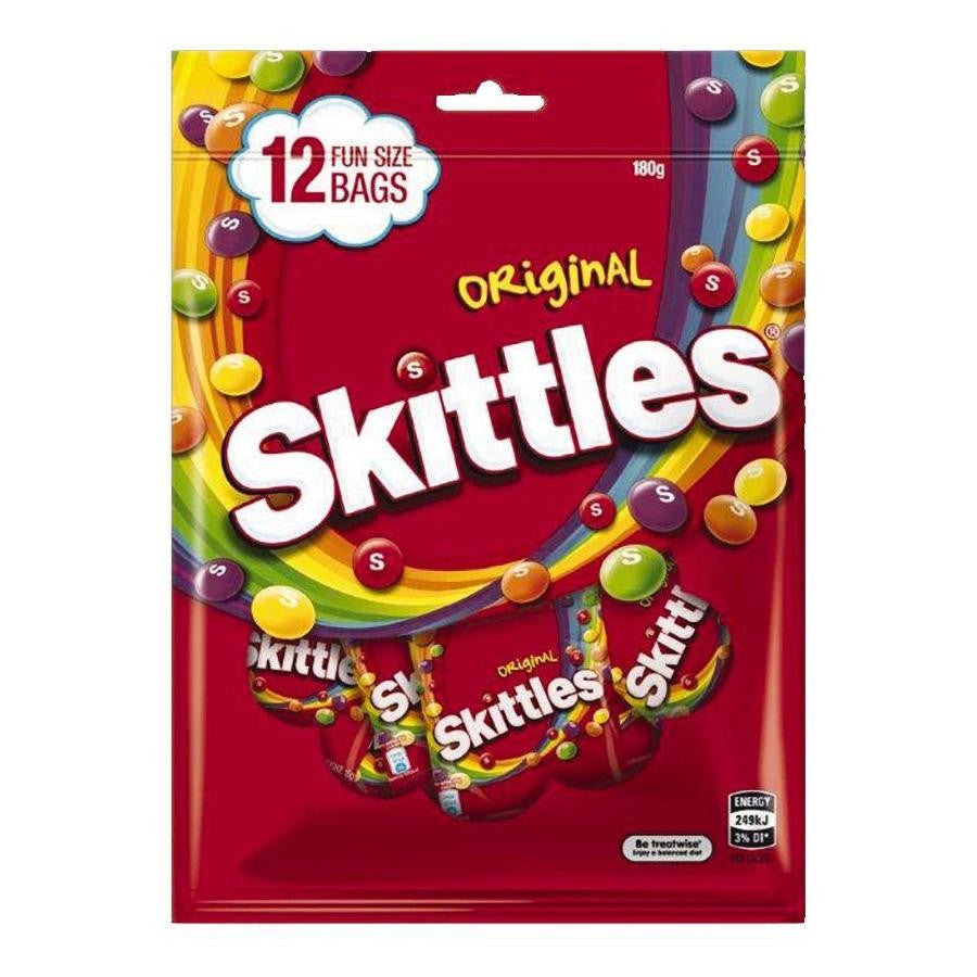 BULK BUY Skittles Share Pack 12 180g (Carton of 10)