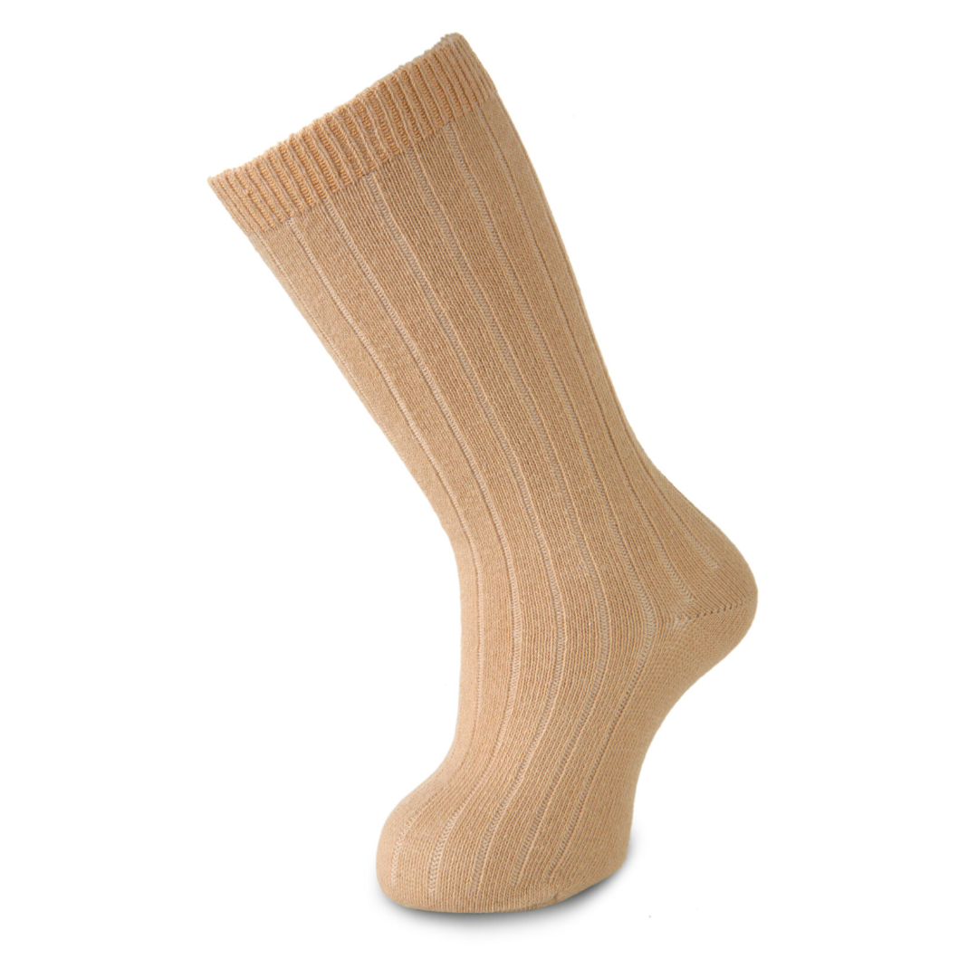 Carlomagno Plain Ribbed Knee High Socks (Multiple Colours)