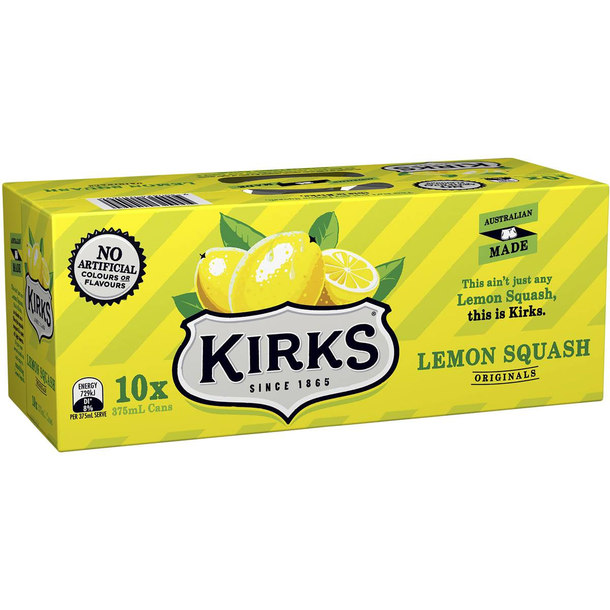 Kirk's Lemon Squash Cans 375ml (ea)