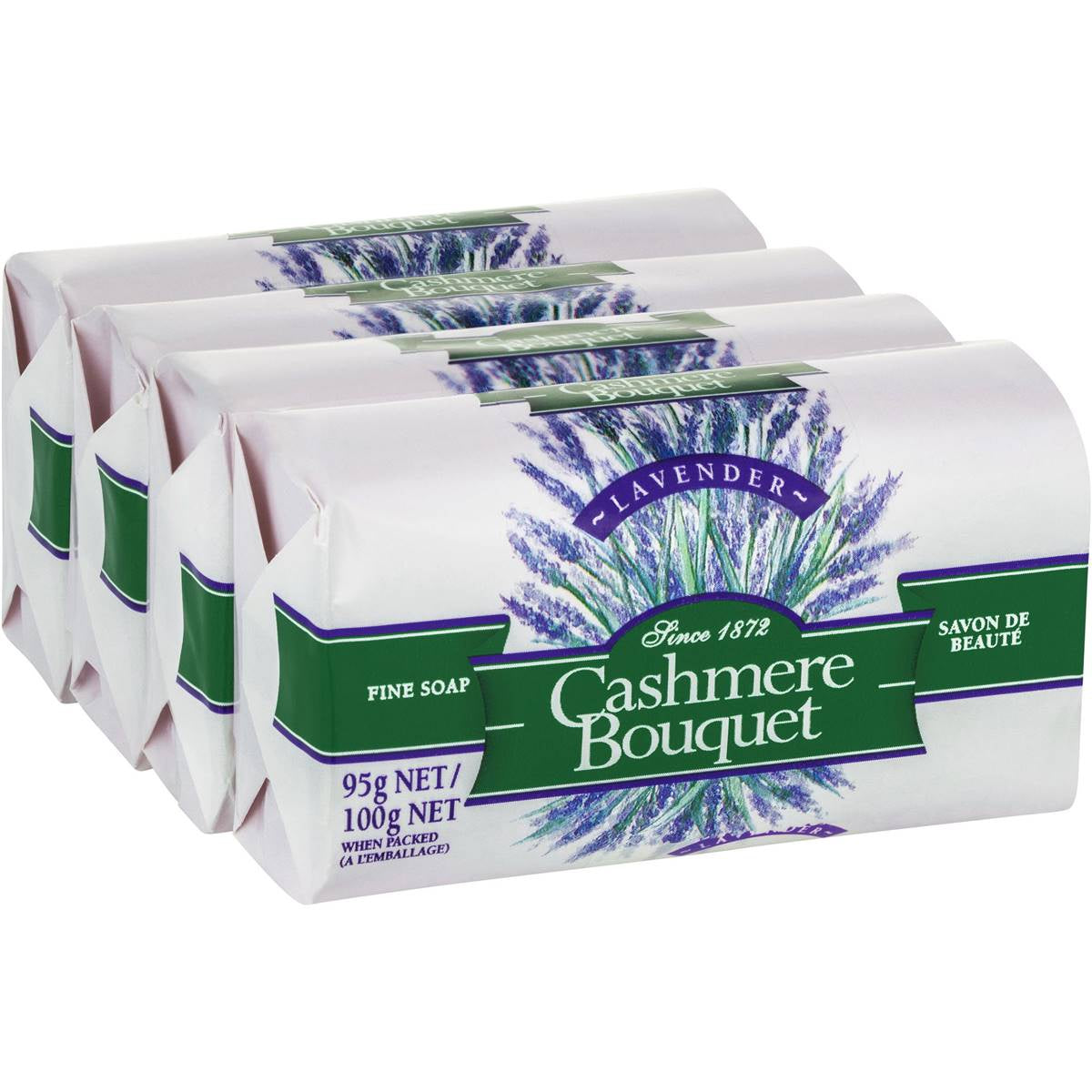 Cashmere Bouquet Bar Soap Lavender 4x100g