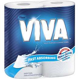 Viva Paper Towel White 2Pk **