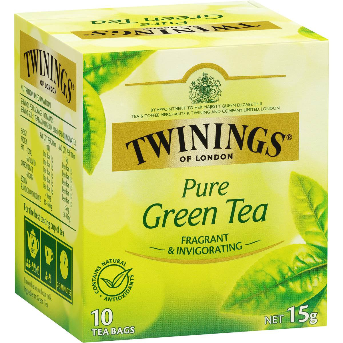 Twinings Pure Green Tea Bags 10pk