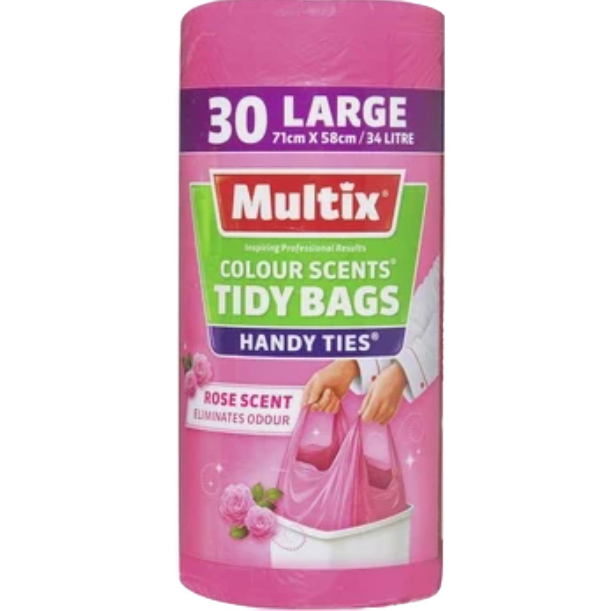 Multix Tidy Bag Colour Rose Scent Large (30) *