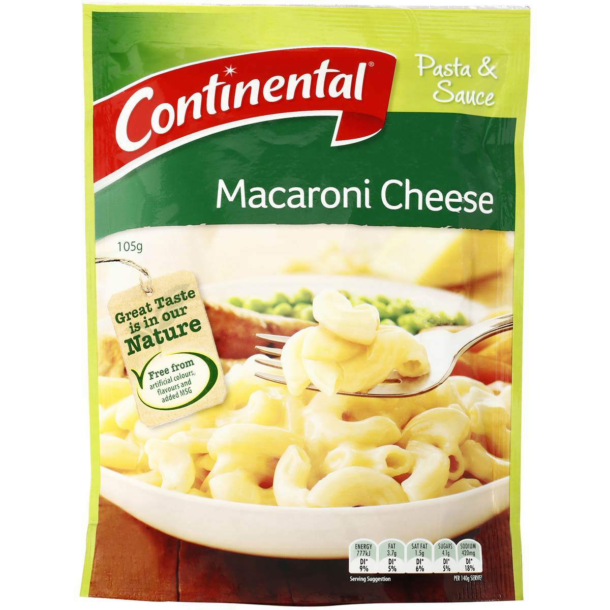 Continental Pasta & Sauce Macaroni Cheese 105g *