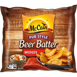 Mc Cain Beer Batter Wedges 750g