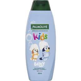 Palmolive 3 In 1 Bluey Kids Shampoo Conditioner & Body Wash 350ml