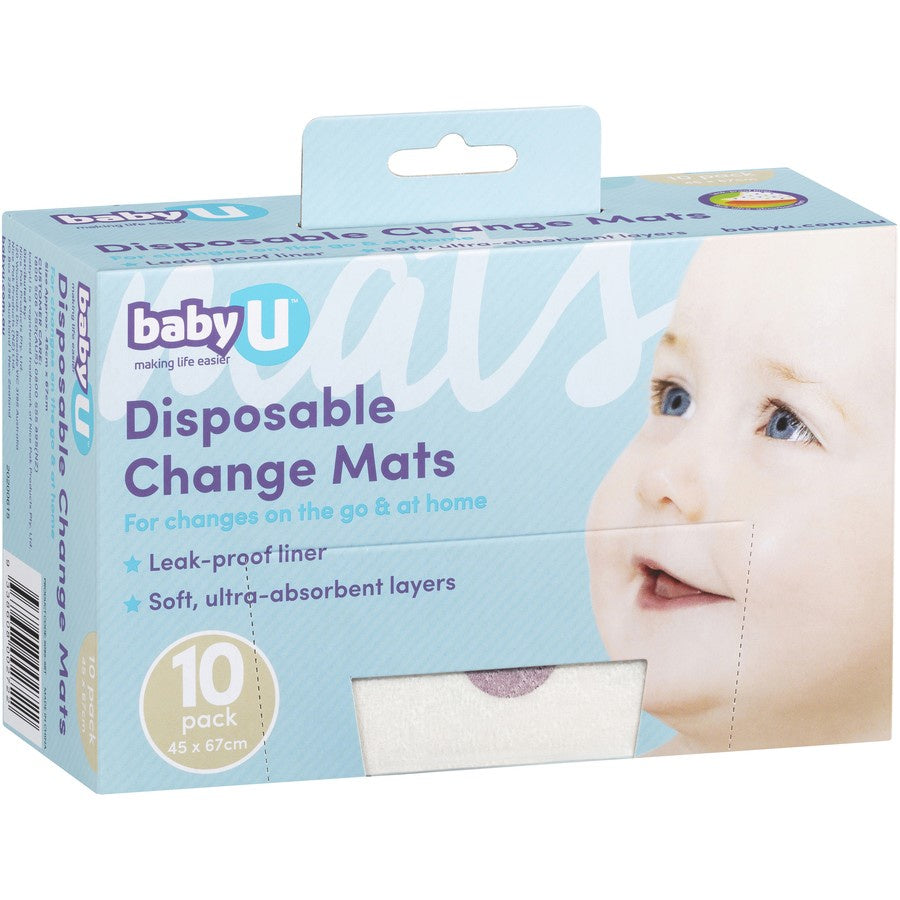 Baby U Disposable Change Mat 10 pk