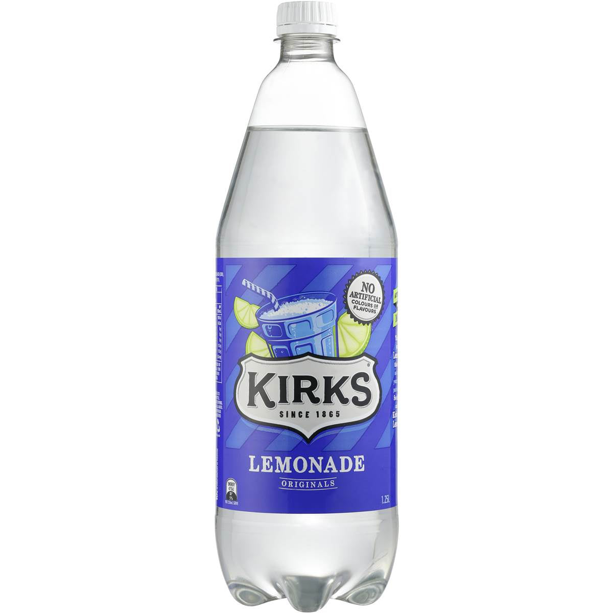 Kirks Soft Drink Lemonade 1.25L