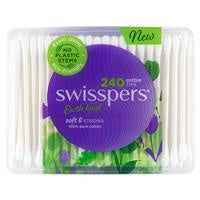 Swisspers Cotton Tips Paper Stems 240 pack