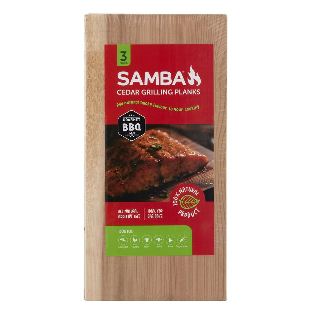 Samba Cedar Grilling Planks 3 pk