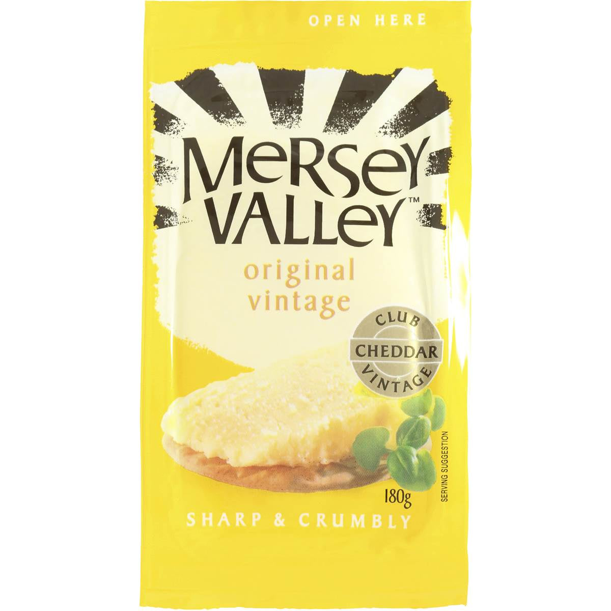 Mersey Valley Club Vintage Original Cheddar Cheese 180g