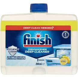 Finish Dishwasher Deep Cleaner Lemon Liquid 250mL