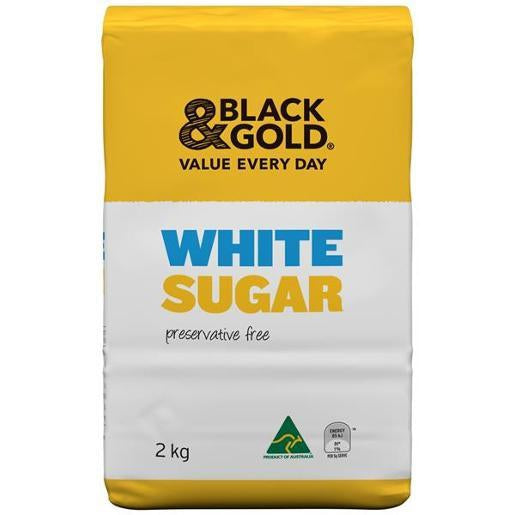 Black & Gold White Sugar 2kg