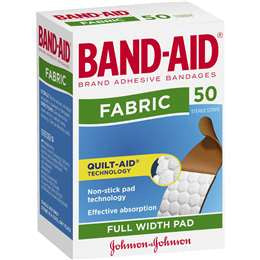 Band-Aid Fabric Strips 50pk
