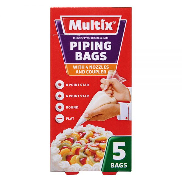 Multix Piping Bags 5pk