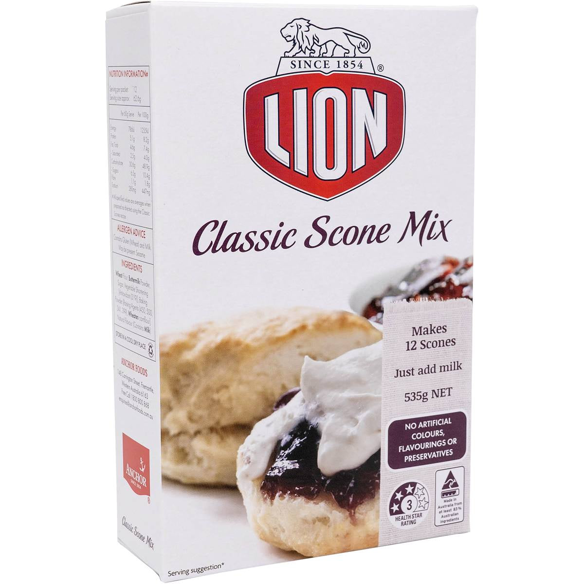 Lion Classic Scone Mix 535g