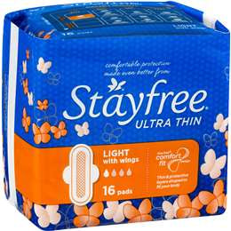 Stayfree Ultra Thin Light Wing 16pk