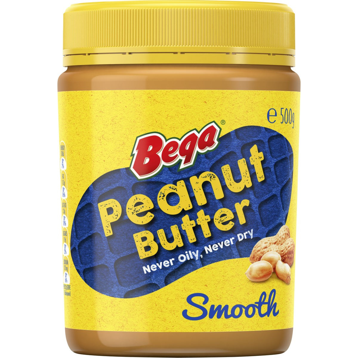 Bega Peanut Butter Smooth 470g **