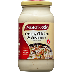 Masterfoods Simmer Sauce Creamy Chicken Mushroom 490g