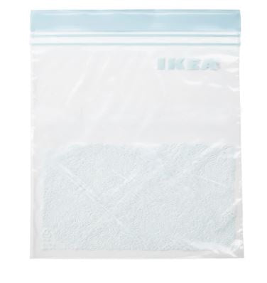 Ikea Istad 25pk Patterned Resealable Bag 1 L (99918052)