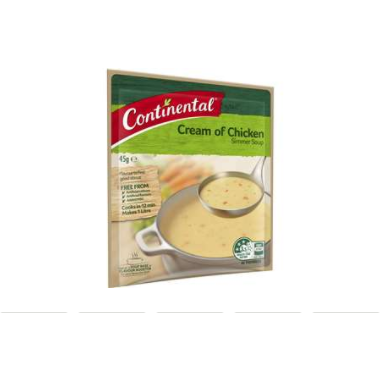Continental Cream of Chicken Soup 45g