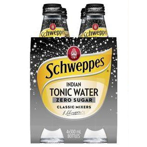 Schweppes Tonic Water Zero Sugar 4x300ml *