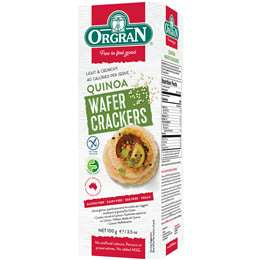 Orgran Wafer Crackers Quinoa 100g