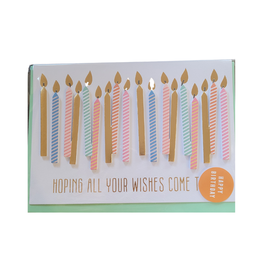 Sheffield Home - Gold Candles Card