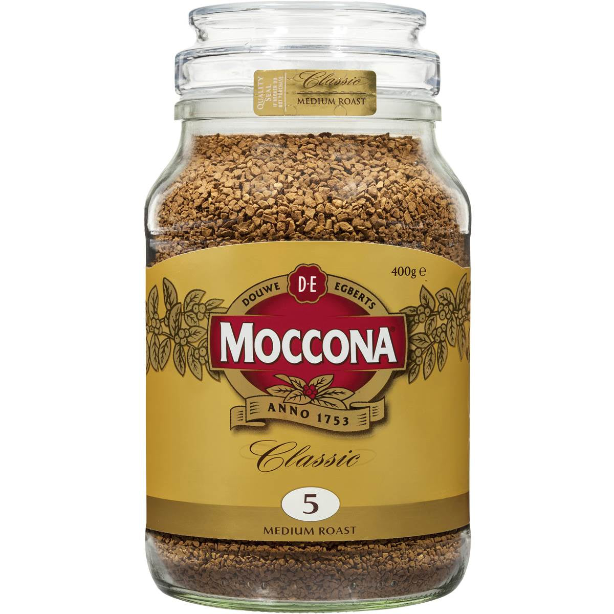 Moccona Instant Coffee Classic Medium Roast 400g **