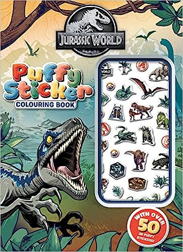 Jurassic World: Puffy Sticker Colouring Book