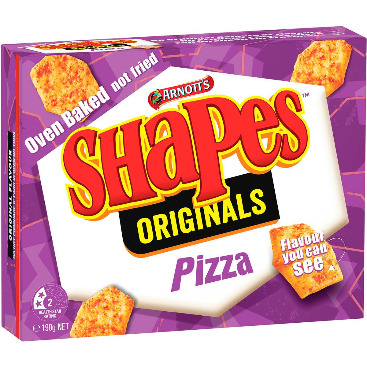 Arnotts Shapes Biscuits Pizza 190g *