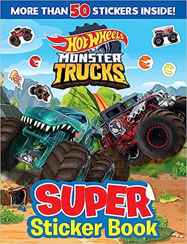 Hot Wheels Monster Trucks: Super Sticker Book