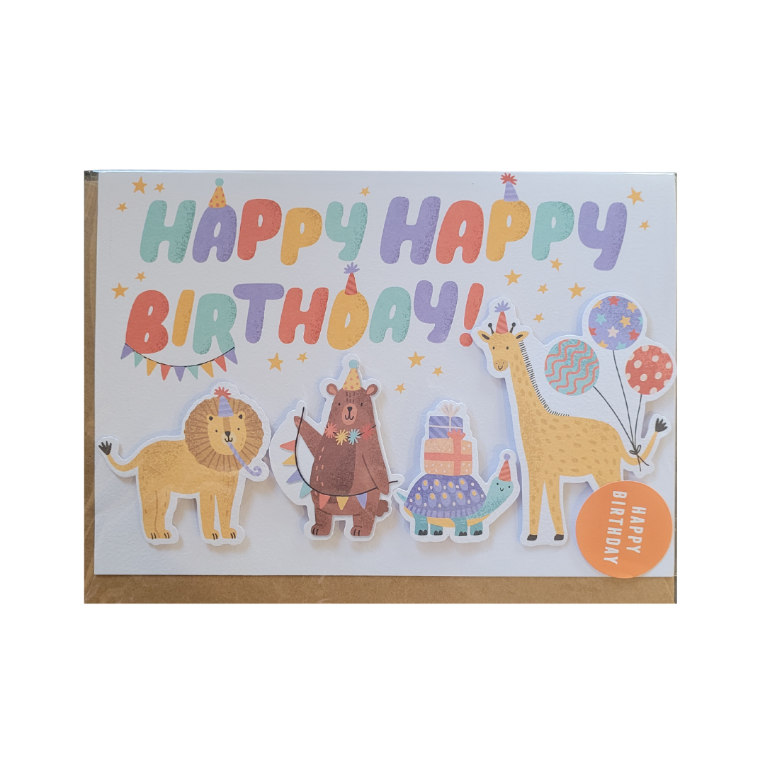 Sheffield Home - Animal Birthday Card