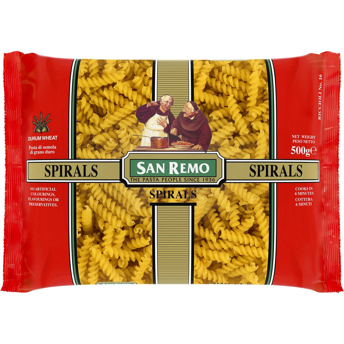 San Remo Spirals #16 500g