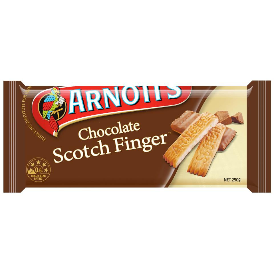 Arnotts Chocolate Scotch Finger Biscuits 250g