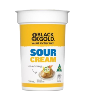 Black & Gold Sour Cream 300ml