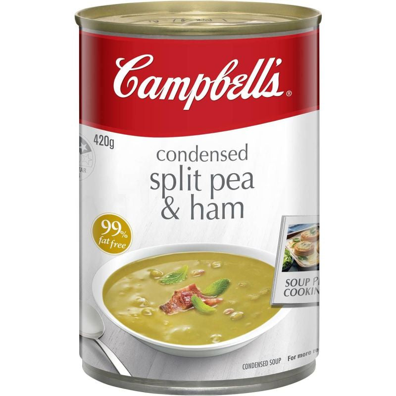 Campbells Condensed Soup Split Pea & Ham 420g