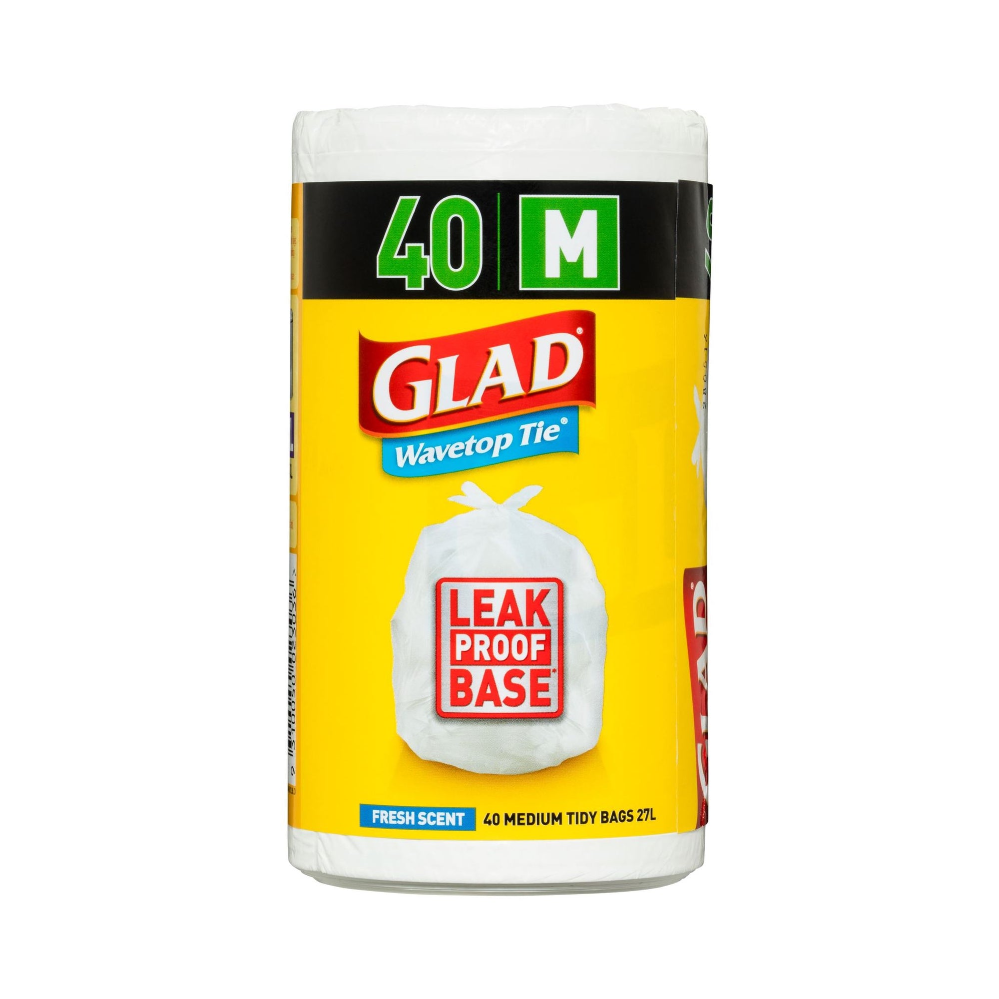 GLAD Kitchen Tidy Bag Wave Top RL MED 40 *