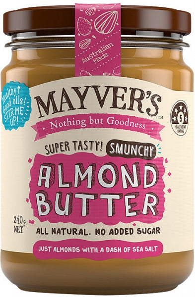 Mayver's Almond Butter GF 240g